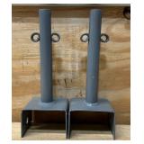 Simpson Strong-Tie 10.31 in. H X 3.56 in. W 12 Ga. Steel Elevated Post Base lot of 2