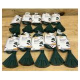 2 ft. 14/3 Light Duty Indoor/Outdoor Extension Cord with Multiple Outlet Triple Tap End, Green (lot of 10)