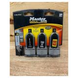 Master Lock Magnum Laminated Padlock 45mm - 3 Pack