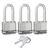 Master Lock Magnum Laminated Padlock 45mm - 3 Pack