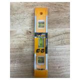 Tolsen - Lot of 2 - Mini Spirit Level Industrial 9 Length, Durable Aluminum & Plastic Construction with 3 Bubbles