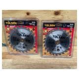 Tolsen - Lot of 2 - Circular Saw Blade, 76430, 185x30MM, 24Teeth (0930258.9)