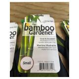 Bellingham Bamboo Gardener Unisex Palm-dipped Gardening Gloves Green S 1 pair (lot of 4)