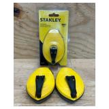Stanley 4 oz Yellow Chalk Line Reel 100 ft. (Lot of 3)