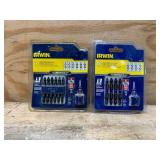 IRWIN Impact Double Ended Power Bits lot of 9