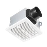 80 CFM Ceiling Mount Roomside Installation Humidity Sensing Bathroom Exhaust Fan, ENERGY STAR