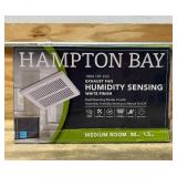 80 CFM Ceiling Mount Roomside Installation Humidity Sensing Bathroom Exhaust Fan, ENERGY STAR