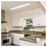 10.63 in. 1-Light White Dimmable LED Flush Mount