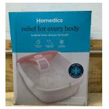 Homedics Bubble Bliss Deluxe Foot Spa Invigorating Bubble Action Relaxes and Soothes Tired Feet- Pink