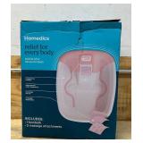 Homedics Bubble Bliss Deluxe Foot Spa Invigorating Bubble Action Relaxes and Soothes Tired Feet- Pink