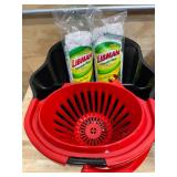 Libman - Lot of 4 - (2) 4 Gallon Buckets and 2 Tornado Mop Refills