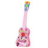 Disney Minnie Mouse Kids Guitar   Minnie Mouse Pink Guitar Music Set with Real Tuning Pegs and Strings for Learning Music   Fun Band Musical Instruments for Kids Age 3 and Up   21.5 Inch