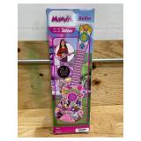 Disney Minnie Mouse Kids Guitar   Minnie Mouse Pink Guitar Music Set with Real Tuning Pegs and Strings for Learning Music   Fun Band Musical Instruments for Kids Age 3 and Up   21.5 Inch