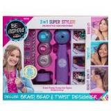 Cra-Z-Art New Be Inspired Deluxe Braid, Bead & Twist Hair Designer, Unisex Tween Ages 8 and up