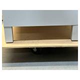 Home Decorators Connection Bilston 36 in. Single Sink Dove Gray Bath Vanity with White Engineered Stone Top (Assembled)