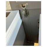 Home Decorators Connection Bilston 36 in. Single Sink Dove Gray Bath Vanity with White Engineered Stone Top (Assembled)