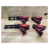 NON WORKING : CAULK AND ADHESIVE GUN (lot of 4)