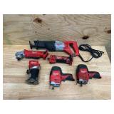 NON WORKING Milwauke Tools (lot of 6)