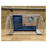 ClosetMaid Steel Floating Shelves, 12" x 24", White (lot of 3)