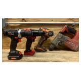 Power tools for parts only lot of 4