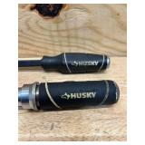 Husky: torque wrench and pry bar