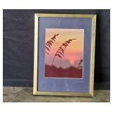Framed Tom Strangest Nags Head 1980 Sunset Print 15x11