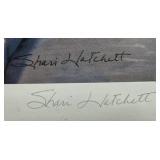 Shari Hatchett Signed Print Sunday Morning 26x33 Framed Art