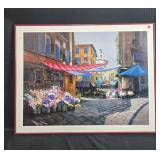 Shari Hatchett Signed Print Sunday Morning 26x33 Framed Art