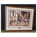 Framed Print "The Ice Man" by Jim Daly 30x36