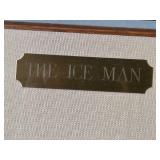 Framed Print "The Ice Man" by Jim Daly 30x36