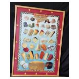 Cheeses of the World Framed Poster by John Harrisson