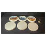 Set of Danbury Mint Farming the Heartland Collector Plates with Boxes