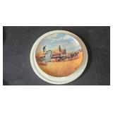 Set of Danbury Mint Farming the Heartland Collector Plates with Boxes
