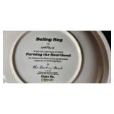 Set of Danbury Mint Farming the Heartland Collector Plates with Boxes