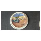 Set of Danbury Mint Emmett Kaye Farming the Heartland Collector Plates with Boston Store Box