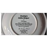 Set of Danbury Mint Emmett Kaye Farming the Heartland Collector Plates with Boston Store Box