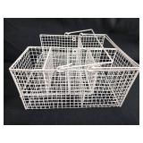 Small Parts Organizer Cabinet with Hardware Assortment and Wire Mesh Trap Cage