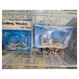Small Parts Organizer Cabinet with Hardware Assortment and Wire Mesh Trap Cage