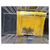 Small Parts Organizer Cabinet with Hardware Assortment and Wire Mesh Trap Cage
