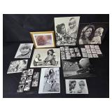 Collection of Vintage Black and White Family Portraits and Contact Sheets