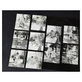 Collection of Vintage Black and White Family Portraits and Contact Sheets