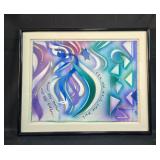 Judy Freeman Framed Abstract Art Print, 26x21 Inches