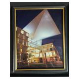 Set of Framed City and Landscape Photographs
