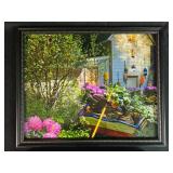 Set of Framed City and Landscape Photographs