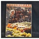 14x11 Vintage Market Scene Photograph Print