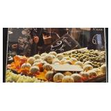 14x11 Vintage Market Scene Photograph Print