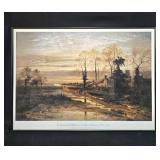 Framed Print Benjamin Williams Leader February Fill Dyke 20x27.5 in