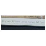 Framed Print Benjamin Williams Leader February Fill Dyke 20x27.5 in