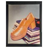 Collection of Vintage Photograph Prints Featuring Shoes, Typewriter, and Stamps