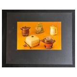 Collection of Vintage 1970s and 1980s Advertising Prints and Annual Report
